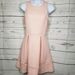 Haute Monde Junior Large Pleated Fit to Flare Text